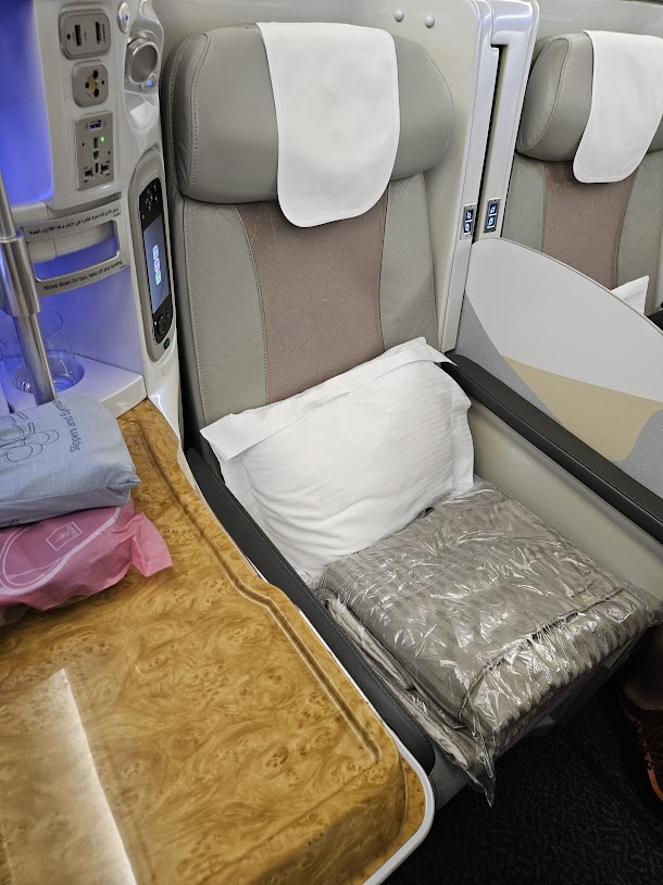 Emirates Business Class Seat