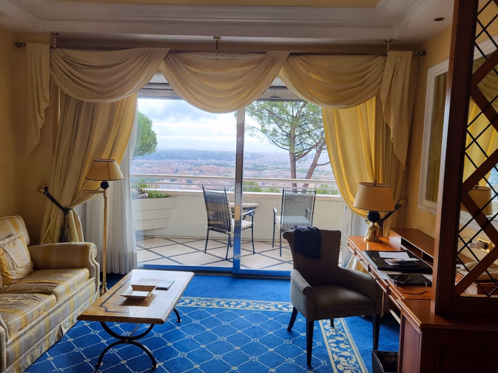 Room at the Waldorf Astoria in Rome, Italy