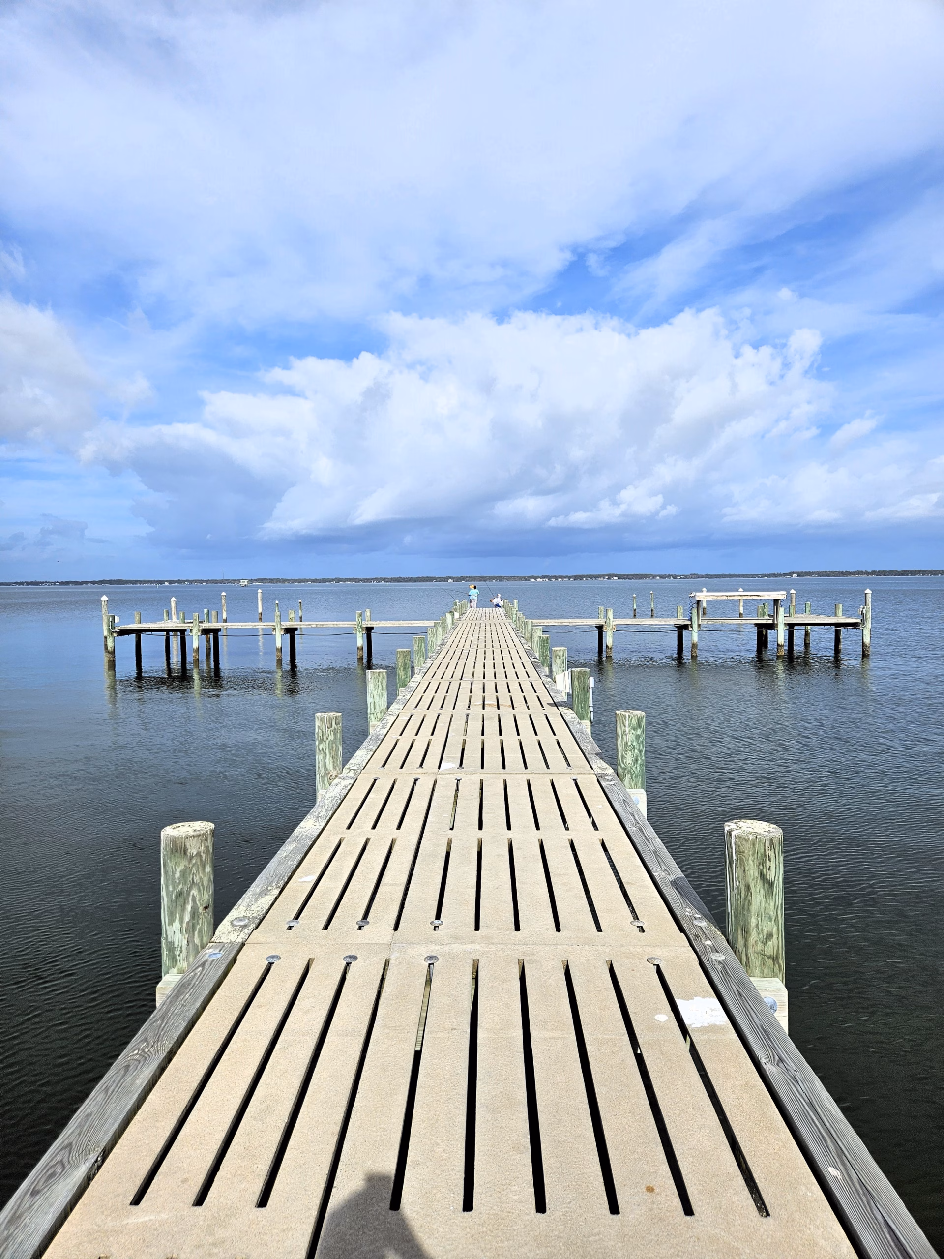 Sound side Pier on the Crystal Coast.