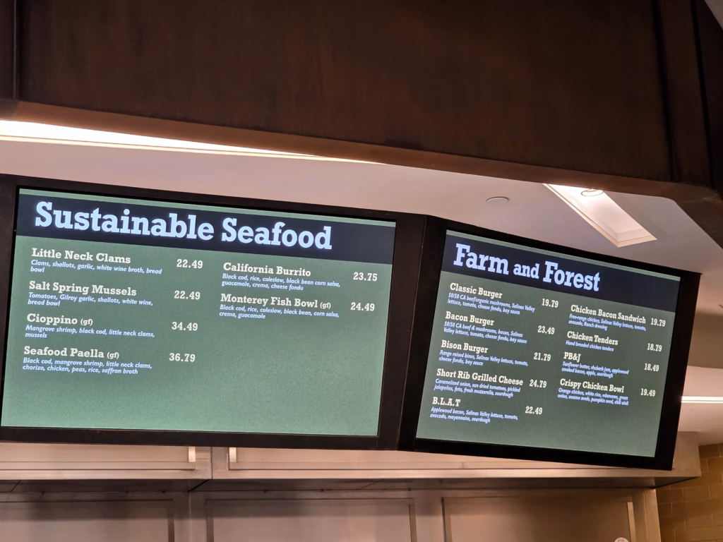 Sustainable seafood and farm and forest options for monterey bay aquarium reviews
