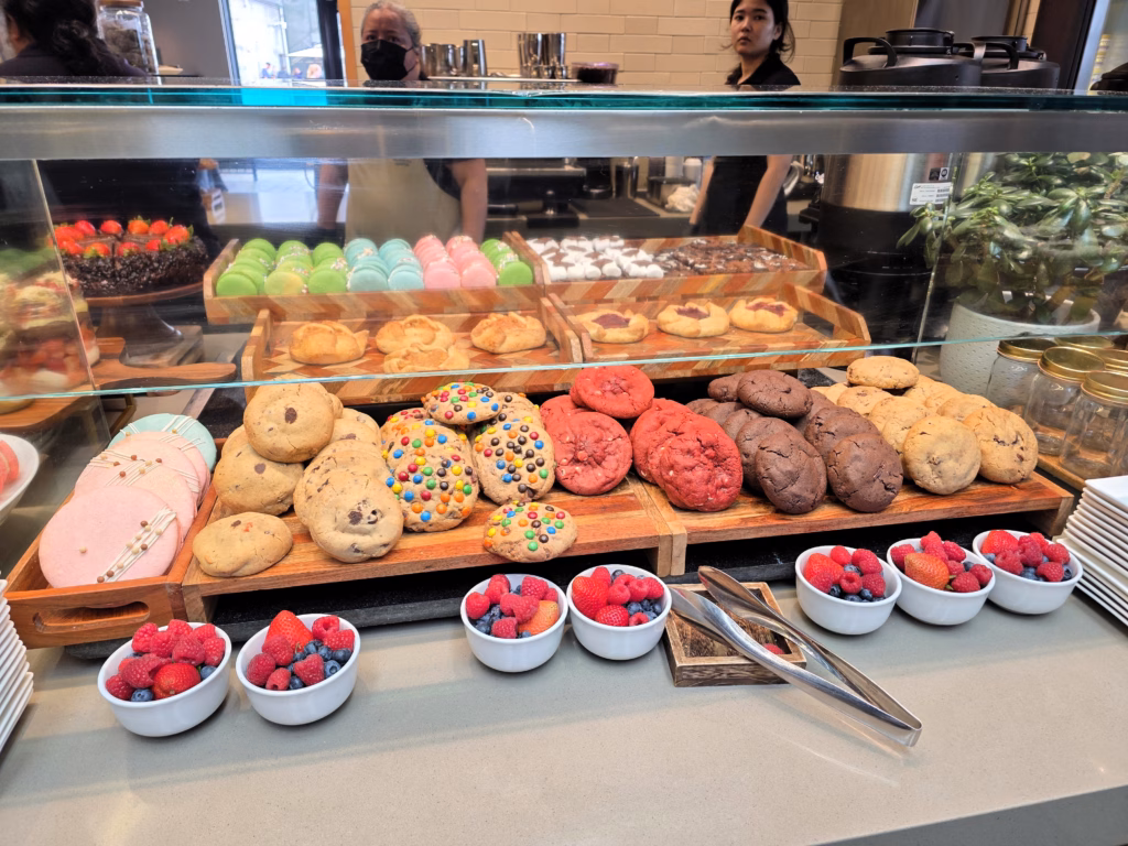 cookie and treat selection at Monterey Bay Aquarium Café