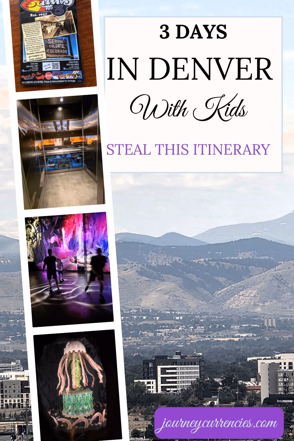 3 day Denver itinerary with kids including Meow Wolf and best family-friendly attractions