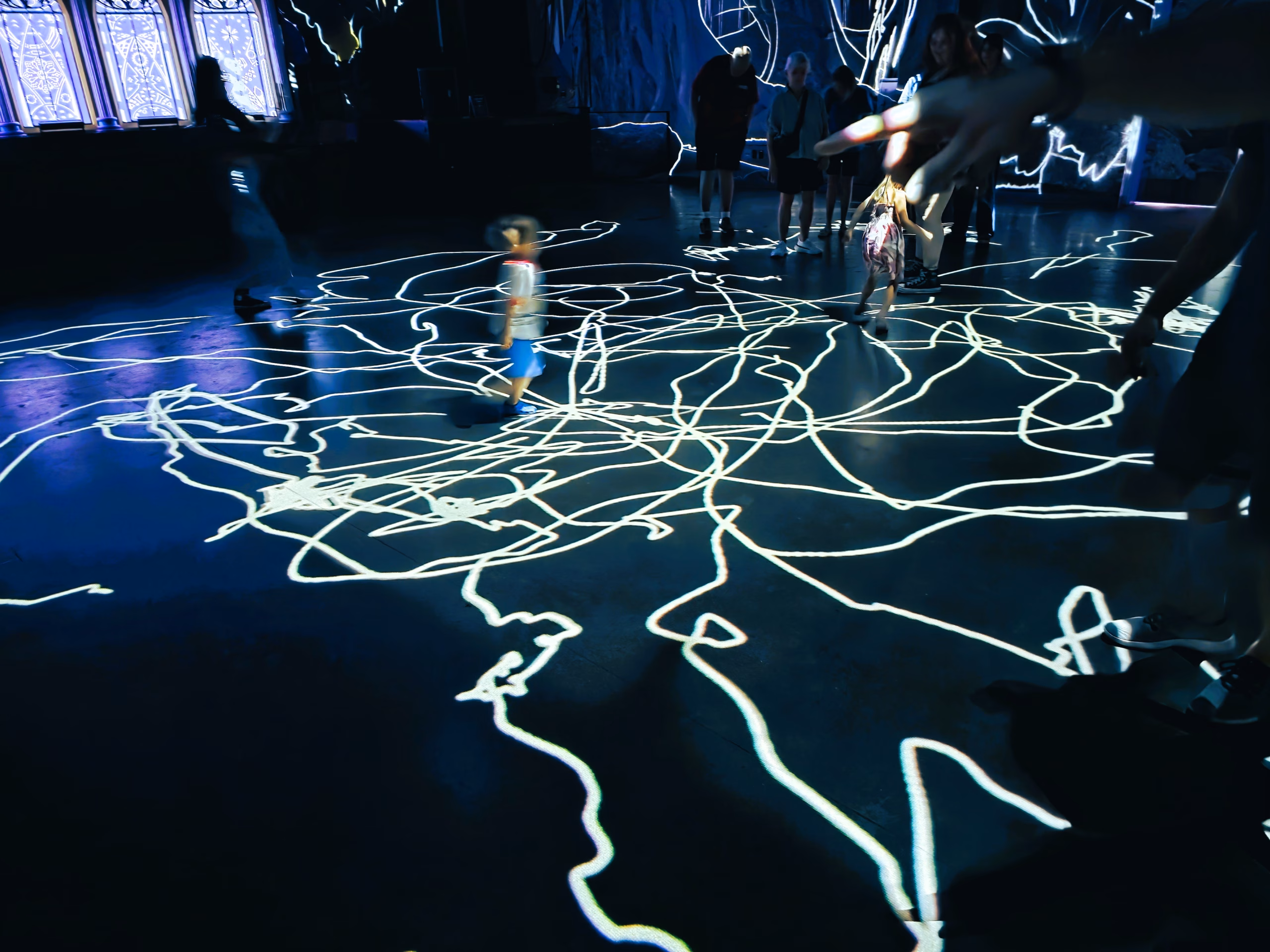 Meow Wolf Convergence Stations Perplexiplex room interactive floors