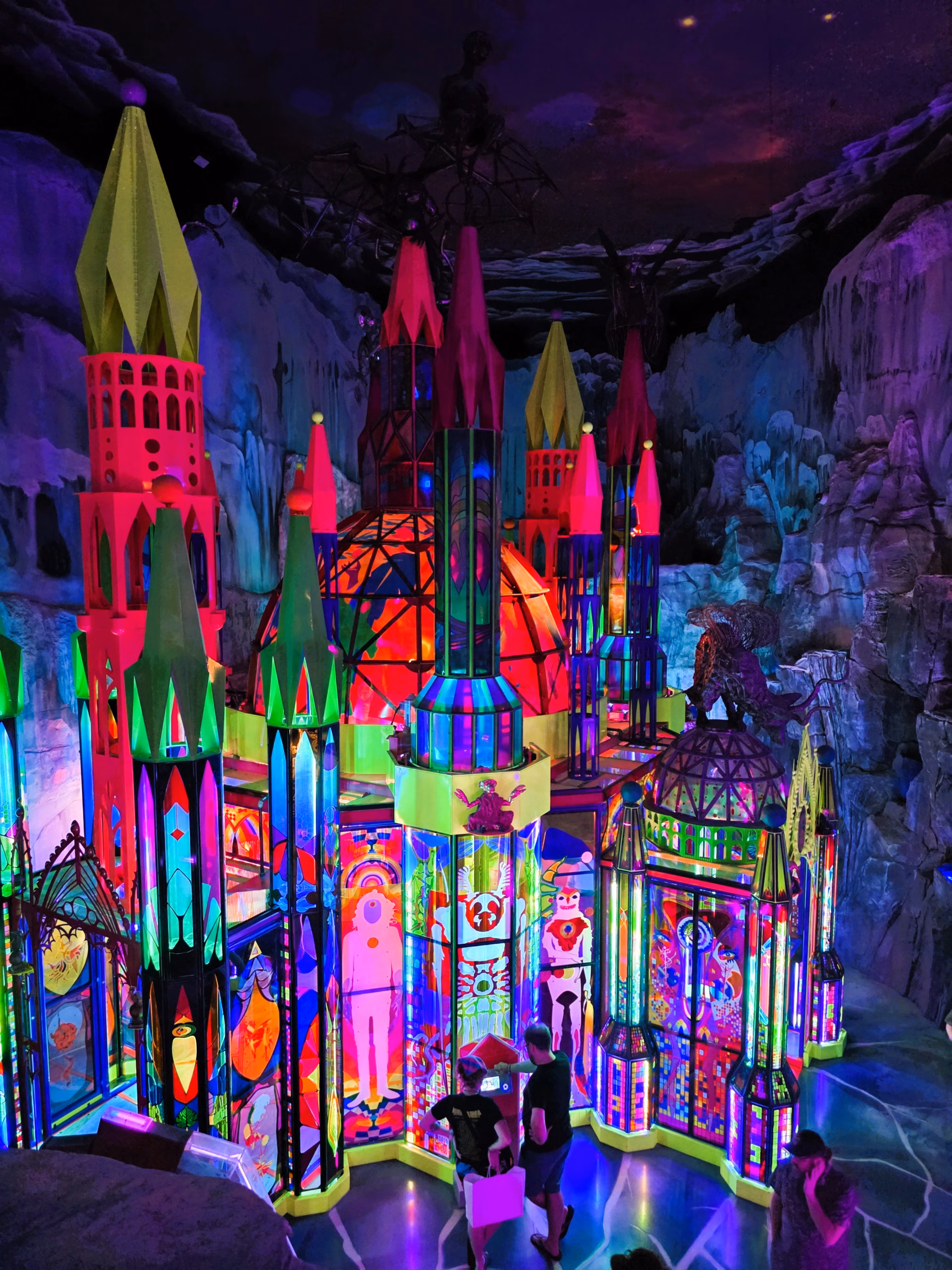 is this real life magnatile castle at meow wolf denver