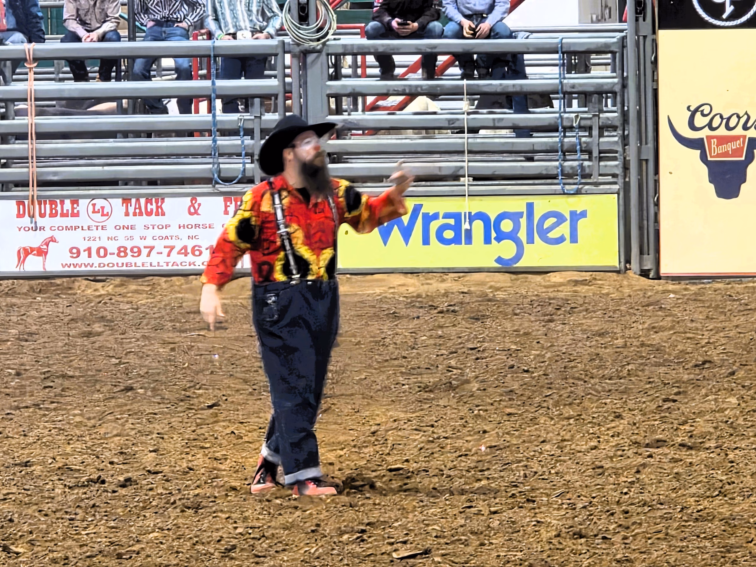 Raleigh stampede rodeo clown Mark Weber 2026